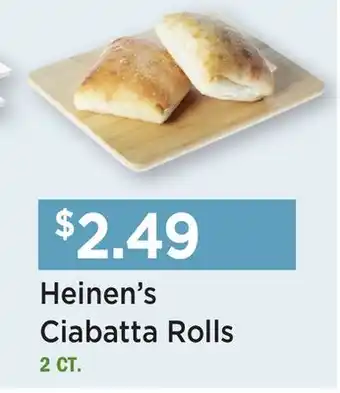 Heinen's Heinen's Ciabatta Rolls offer