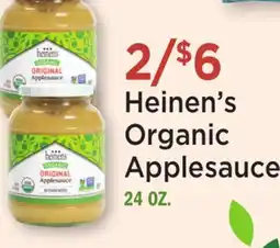 Heinen's Heinen's Organic Applesauce offer