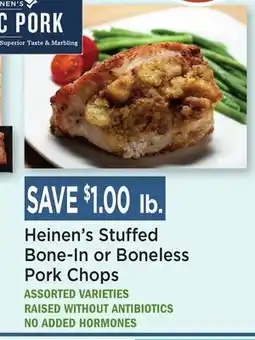 Heinen's Heinen's Stuffed Bone-In or Boneless Pork Chops offer