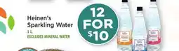 Heinen's Heinen's Sparkling Water offer