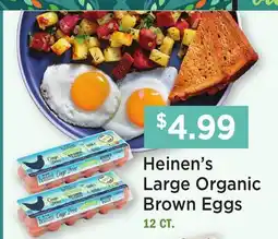 Heinen's Heinen's Large Organic Brown Eggs offer
