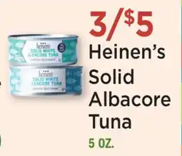 Heinen's Heinen's Solid Albacore Tuna offer