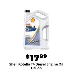 Advance Auto Parts Shell Rotella T4 Diesel Engine Oil Gallon offer