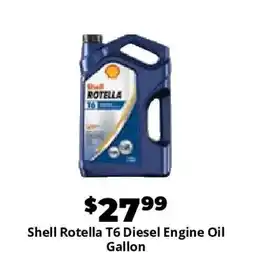 Advance Auto Parts Shell Rotella T6 Diesel Engine Oil Gallon offer