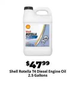 Advance Auto Parts Shell Rotella T4 Diesel Engine Oil 2.5 Gallons offer
