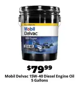 Advance Auto Parts Mobil delvac 15w-40 diesel engine oil 5 gallons offer