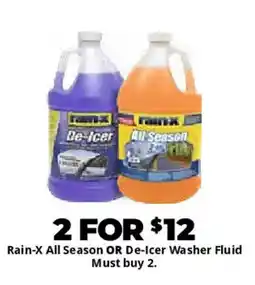 Advance Auto Parts Rain-x all season or de-icer washer fluid offer