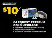Advance Auto Parts Carquest premium gold upgrade offer