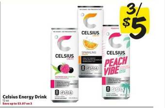 Winn Dixie Celsius Energy Drink offer