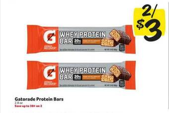 Winn Dixie Gatorade Protein Bars offer