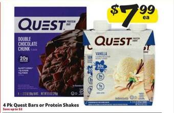 Winn Dixie Quest Bars Or Protein Shakes offer