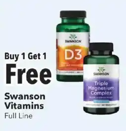 Cash Wise Swanson Vitamins offer