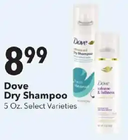 Cash Wise Dove Dry Shampoo offer