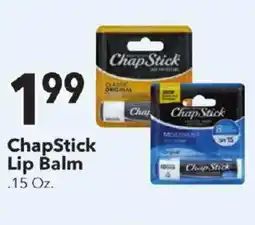 Cash Wise ChapStick Lip Balm offer