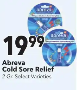 Cash Wise Abreva Cold Sore Relief offer