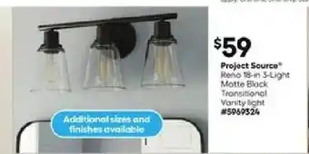 Transitional Vanity light