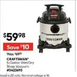 Lowe's Shop Vocuum offer