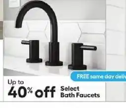 Lowe's Select Bath Faucets offer