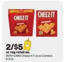 CVS Cheez-It or Combos offer