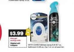 CVS Febreze spray offer