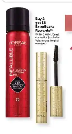 CVS L'Oreal cosmetics offer