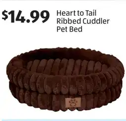 Aldi Heart to Tail Ribbed Cuddler Pet Bed offer