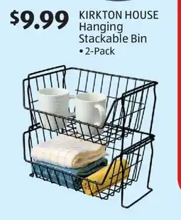 Aldi KIRKTON HOUSE Hanging Stackable Bin offer