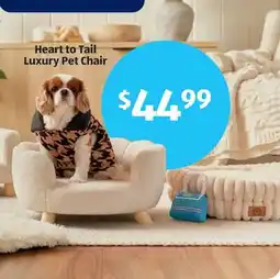 Aldi Heart to Tail Luxury Pet Chair offer