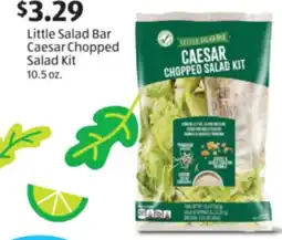 Aldi Little Salad Bar Caesar Chopped Salad Kit offer