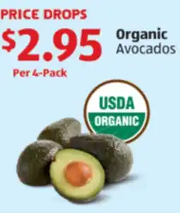 Aldi Organic Avocados offer