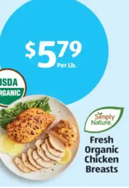Aldi Fresh Organic Chicken Breasts offer