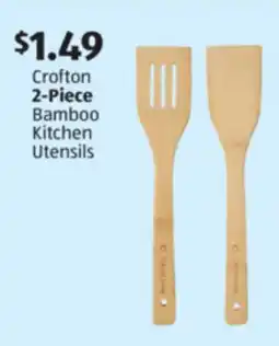 Aldi Crofton 2-Piece Bamboo Kitchen Utensils offer
