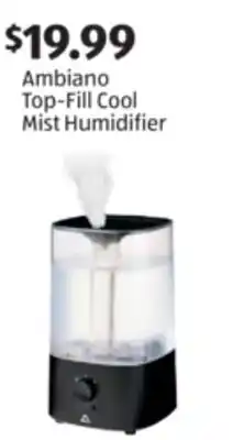 Aldi Ambiano Top-Fill Cool Mist Humidifier offer