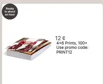 Walgreens 4x6 Prints offer
