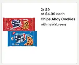 Walgreens Chips Ahoy Cookies offer