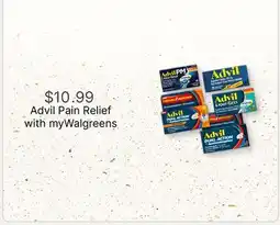 Walgreens Advil Pain Relief offer