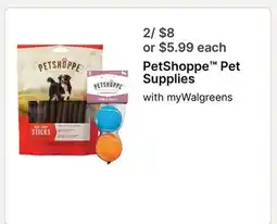 Walgreens PetShoppe Pet Supplies offer