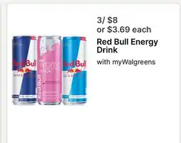Walgreens Red Bull Energy Drink offer