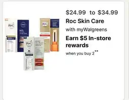 Walgreens Roc Skin Care offer