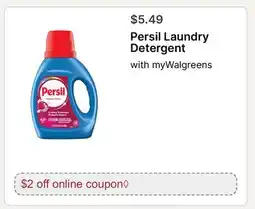 Walgreens Persil Laundry Detergent offer