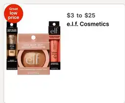 Walgreens e. l. f. Cosmetics offer
