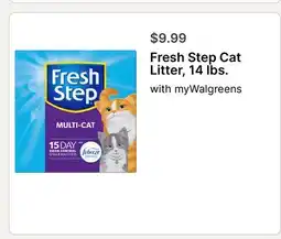 Walgreens Fresh Step Cat Litter offer