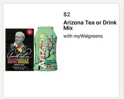 Walgreens Arizona Tea or Drink Mix offer