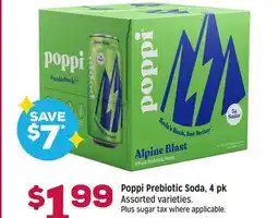 Grocery Outlet Poppi Prebiotic Soda offer