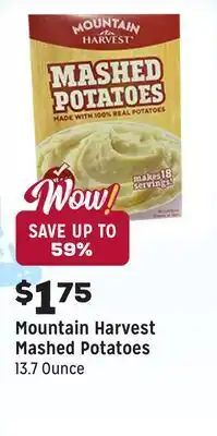 Grocery Outlet Mashed Potatoes offer