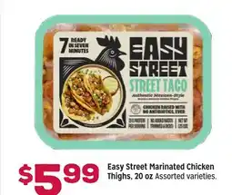 Grocery Outlet Easy Street Marinated Chicken Thighs offer
