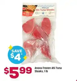 Grocery Outlet Anova Frozen Ahi Tuna Steaks offer