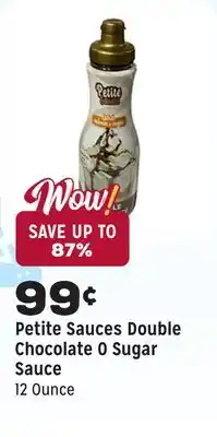 Grocery Outlet Double Chocolate 0 Sugar Sauce offer