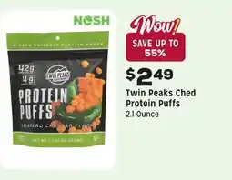 Grocery Outlet Ched Protein Puffs offer