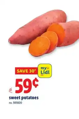 Lidl sweet potatoes offer